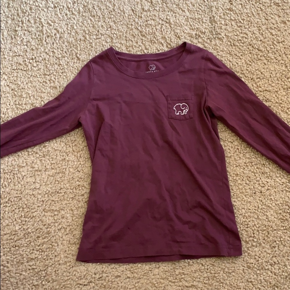 An ivory Ella Long sleeve shirt
